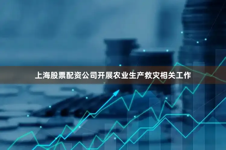 上海股票配资公司开展农业生产救灾相关工作